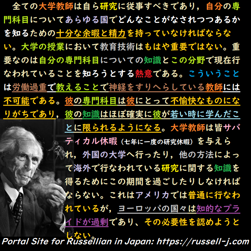 バートランド・ラッセルの名言・警句( Bertrand Russell Quotes )