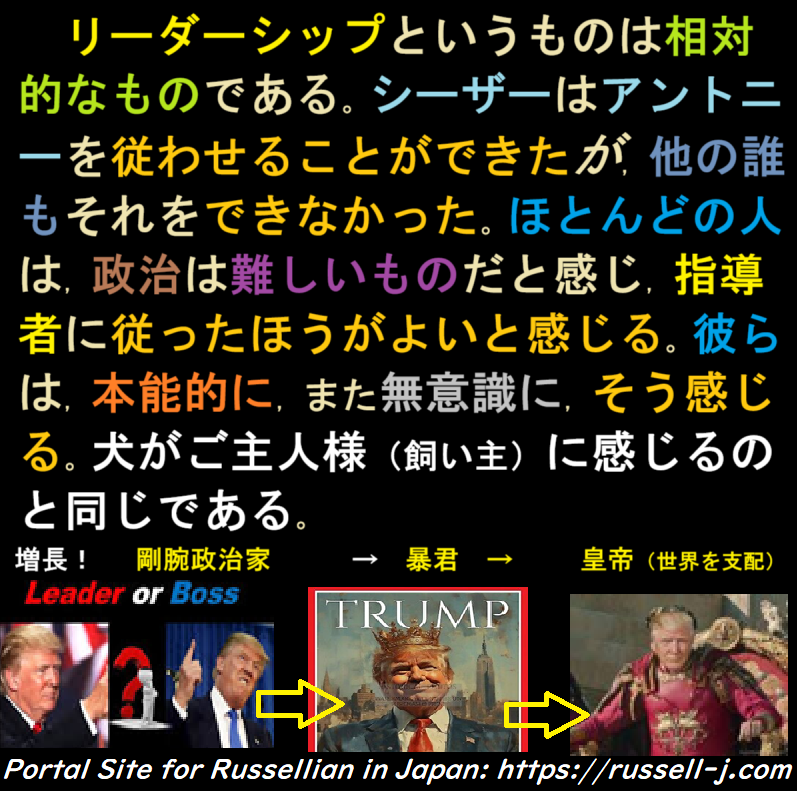 バートランド・ラッセルの本日の言葉